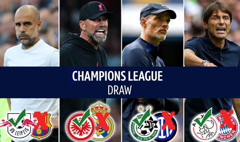 Champions League 2022/23 Group Stage Draw